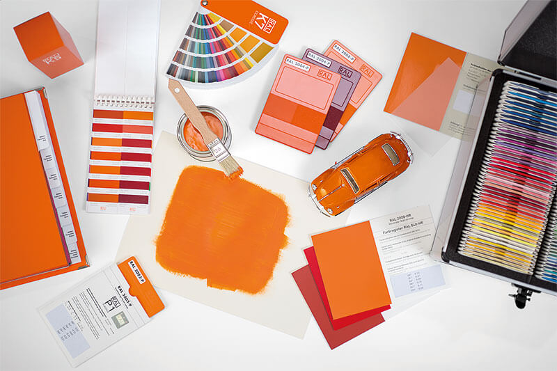 Différences entre les couleurs RAL Classic et RAL Design System Plus