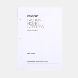 Pantone Fashion, Home + Interiors Cotton Chip Set Supplement
