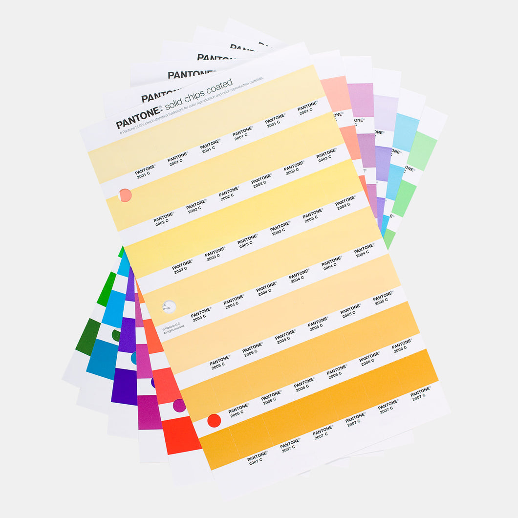 Pantone Solid Chip Replacement Pages Coated & Uncoated