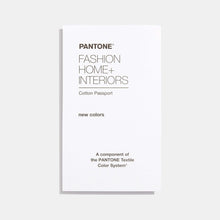 Charger l&#39;image dans la galerie, Pantone Fashion, Home + Interiors Cotton Passport Supplement